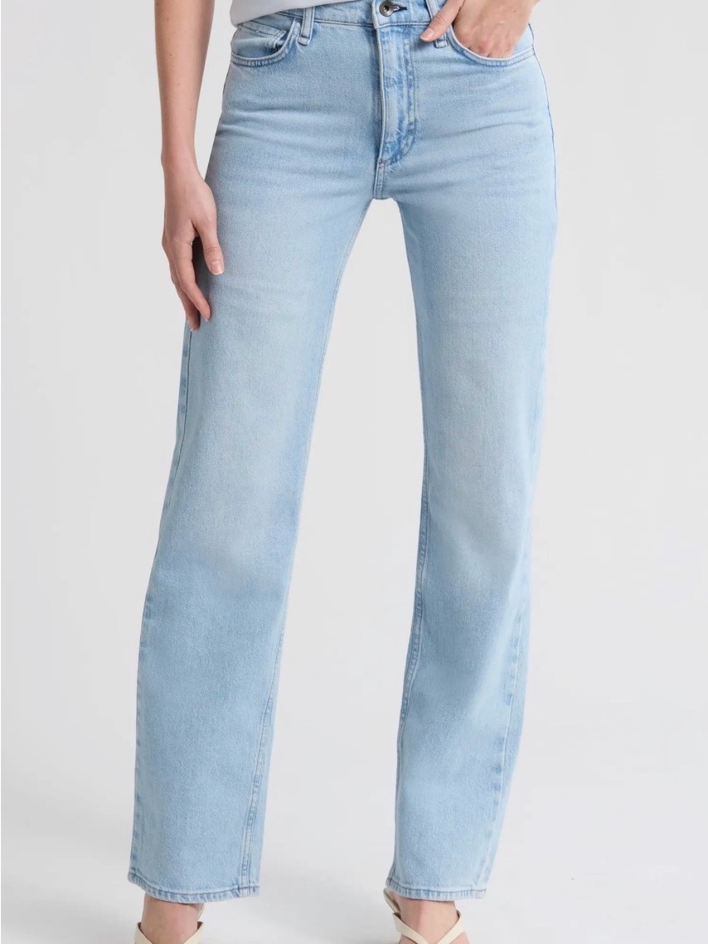 Rag and Bone Hattie Mid Rise Straight Leg Jeans Size 26 in Wyncote
